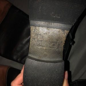 Aldo Shoes - Black/ Brown cute boots Aldo Shoes - Black/ Brown cute boots